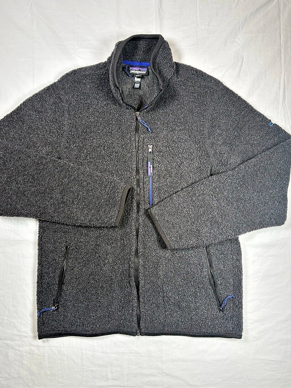 Patagonia Reclaimed Fleece Better Sweater Full-Zip Dark Grey Small